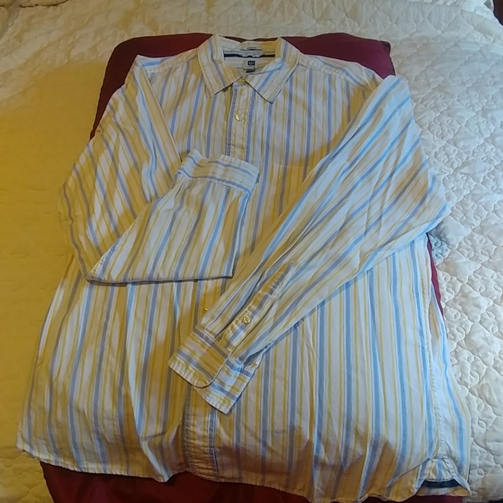 Gap   classic long sleeve stripe  shirt